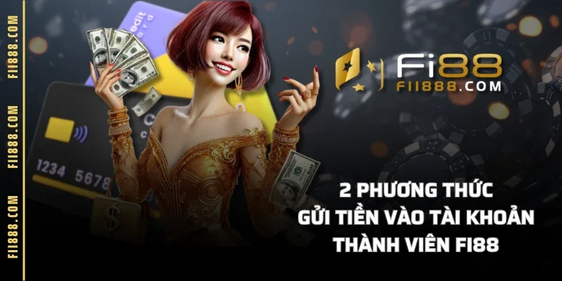 2 phương thức gửi tiền vào tài khoản thành viên FI88